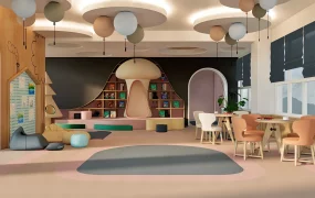 Elegant Kindergarten Playroom