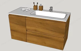 Single Sink Bathroom Vanity Cabinet