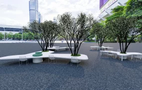 Creative Public Area Tables And Chairs