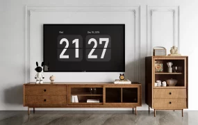 Wood Tv Stand And Dresser Set