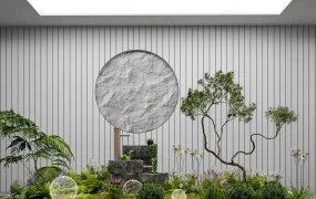 Indoor Japandi Style Biophilic Garden