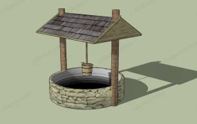 Stone Wishing Well