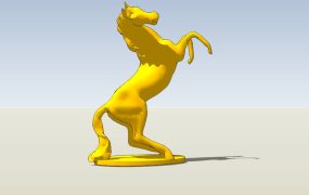 Power Horse Statuette