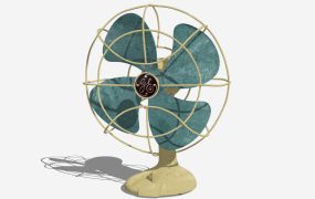 Retro Desk Fan