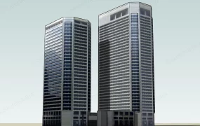 Modern High Rise Corporate Office Buildings