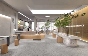 Next Generation Juice Bar Interior Design