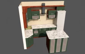 Small Apartment Kitchen With Island