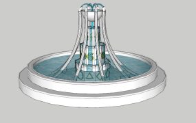 Modern Garden Fountain