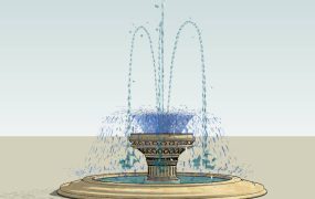 Marble Grand Water Fountain