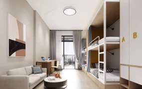 4 Bed Dormitory Room Design