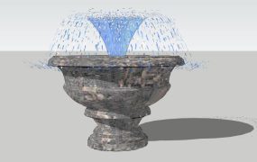 Rough Stone Bowl Fountain