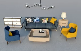 Comfortable Living Room Set