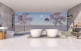 Open Bathroom Design Idea