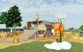 Outdoor Kids Honeycomb Playground