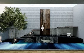 Indoor Zen Garden Waterfall