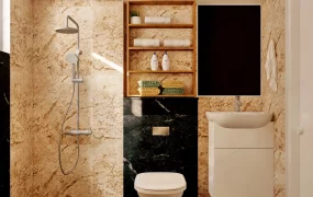Light Brown Bathroom Idea