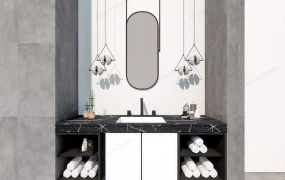 Black Bathroom Vanity Design Ideas