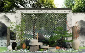 Zen Garden Wall Ideas