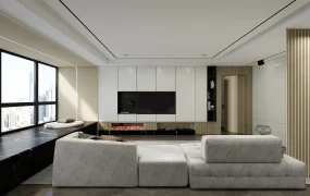 Middle Class Modern Living Room