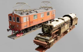 Vintage Locomotive Train