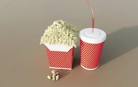 Popcorn And Drink