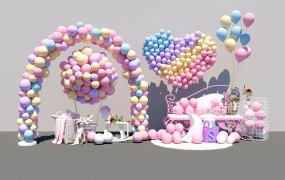 Balloon Installation Decor