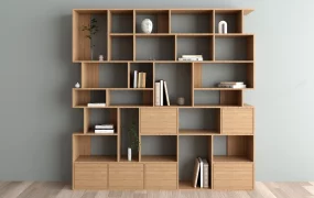 Modern Wood Bookcase