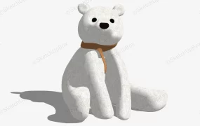 Stuffed Polar Bear Toy