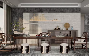 Wabi Sabi Tea Room Design