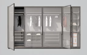 Glass Door Wardrobe