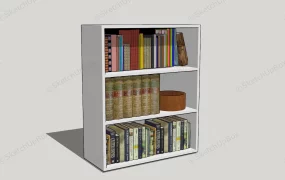 Small White Bookcase