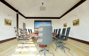 Conference Room With Projector