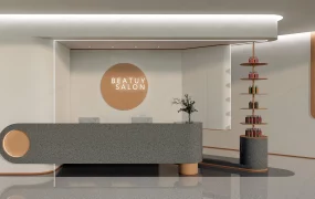 Beauty Salon Reception Design