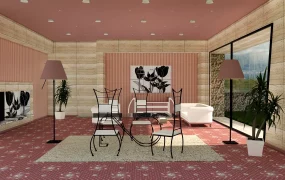 Beauty Salon Reception Area Waiting Room