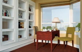 Corner Home Office Design