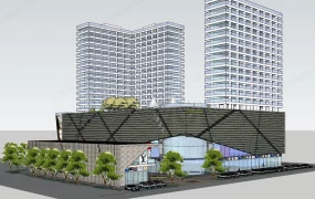 Commercial Plaza Architecture