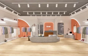 Luxury Clothing Store Interior