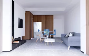 Living Room With Dining Table Idea