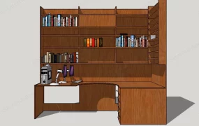 Home Office Desk With Hutch