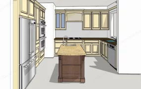 Small Kitchen With Island