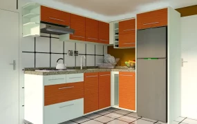 Small Corner Kitchen Idea