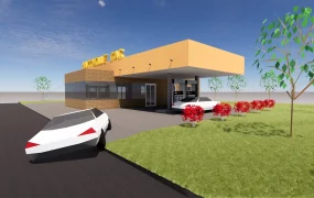 Small Town Gas Station