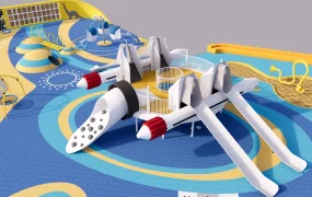 Space Themed Modern Playground