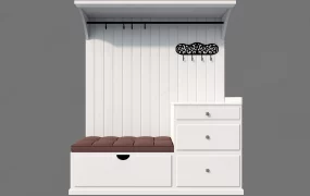 Hall Tree With Bench And Storage