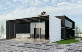 Modern Small Office Exterior Design