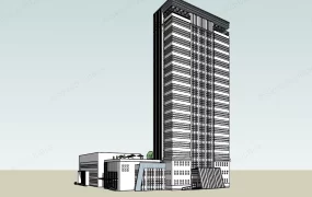 Modern High Rise Hotel