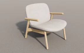Wood Armchair