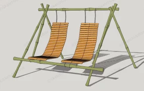 Outdoor Bamboo Recliner