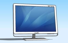 White Computer Monitor