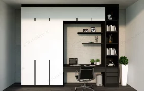 Wardrobe With Desk